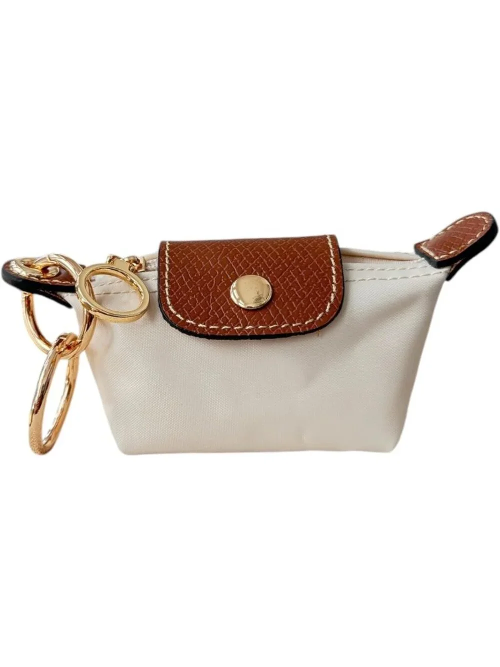 Functional Mini Pouch Keychain | Coin Purse & Card Holder | Genuine Leather